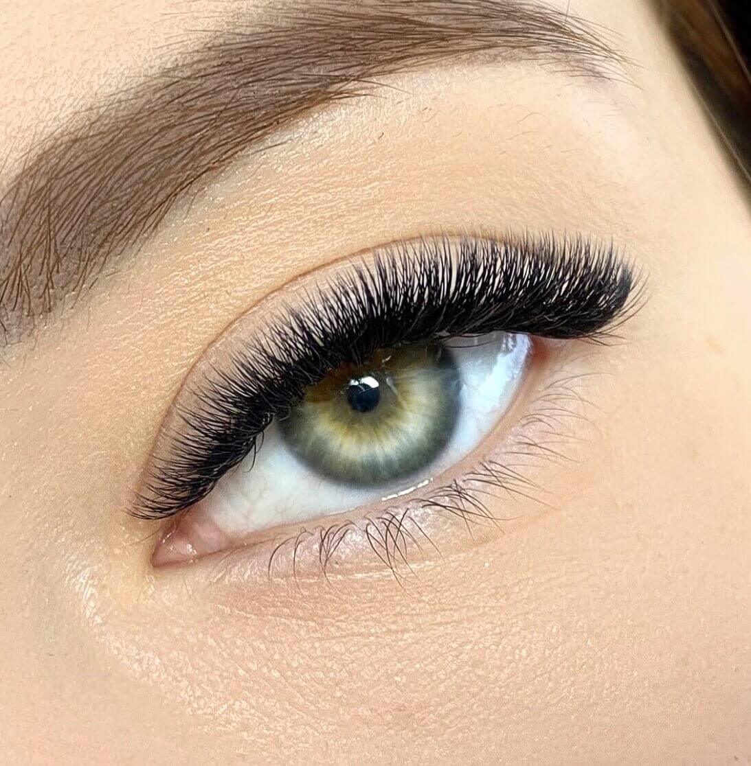 Eyelash Extension vs Lash Lift: A Comprehensive Guide to Choosing the Perfect Lash Enhancement - Volume eyelash extensions open eye style 1 11